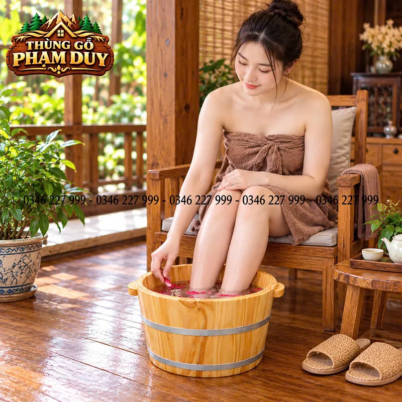 ngâm chân với nước ấm mỗi ngày rất tốt cho sức khỏe