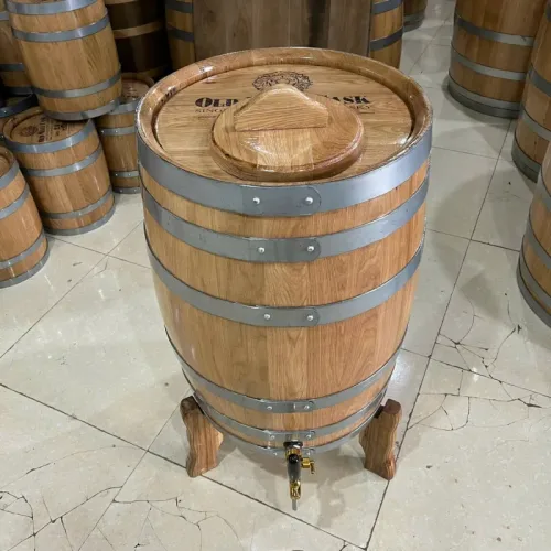 Thùng Rượu Gỗ Sồi 100 Lít Dáng Đứng